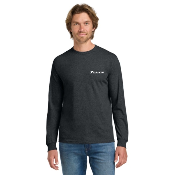 Adult Gildan Heavy Cotton Long Sleeve Tee - Small Logo - Image 5